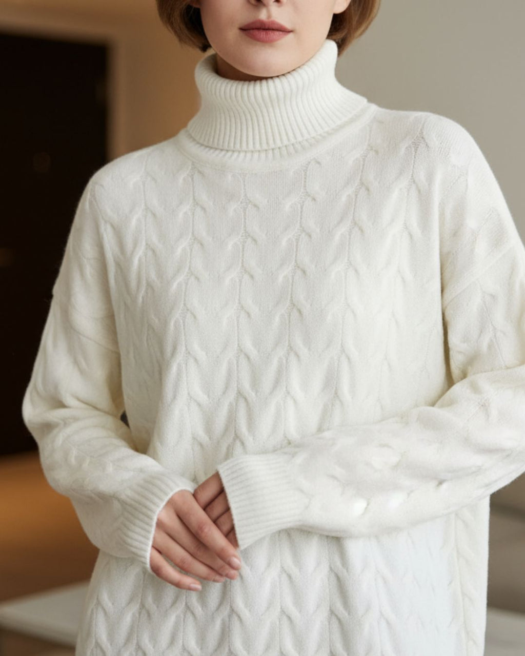 Basic Knitted Turtle Neck