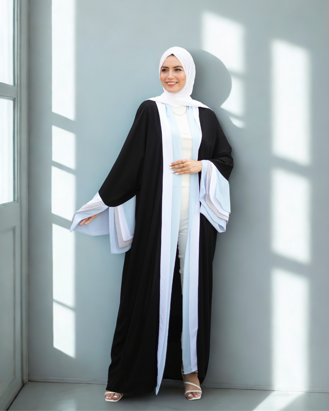 Sea Waves Open Abaya