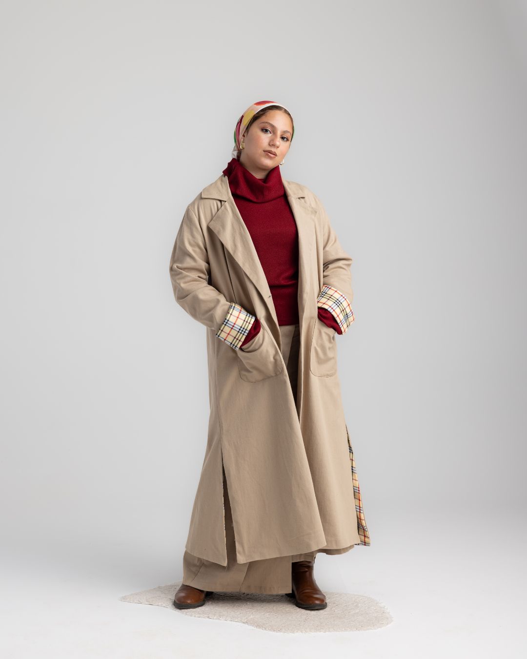 The Opéra Coat With Squared Inner Lining