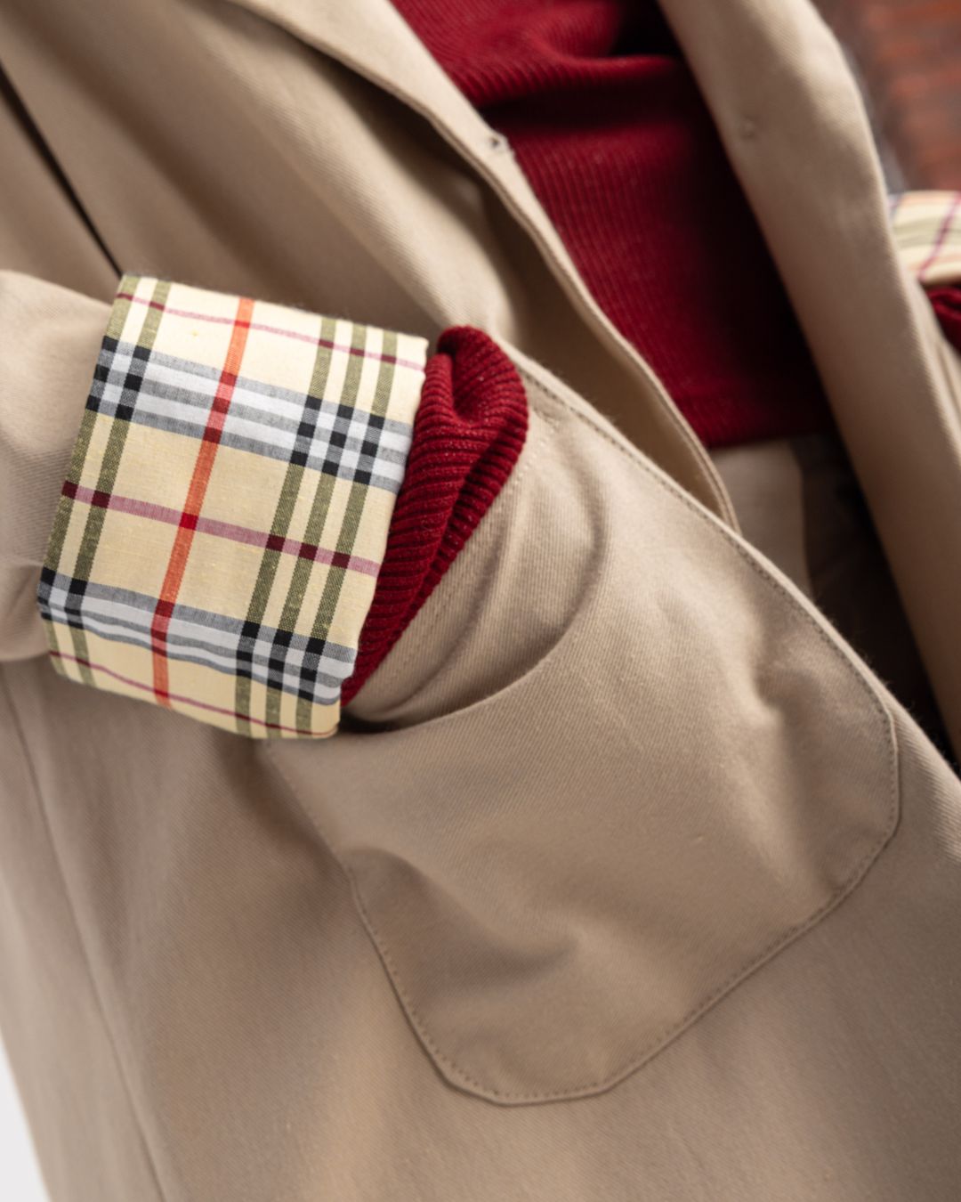 The Opéra Coat With Squared Inner Lining