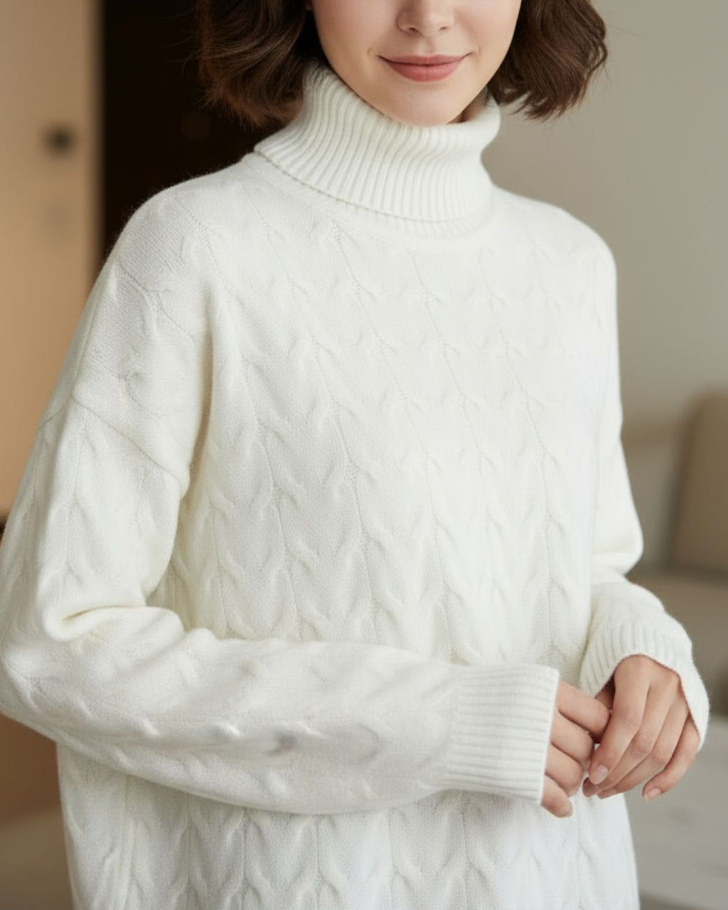 Basic Knitted Turtle Neck