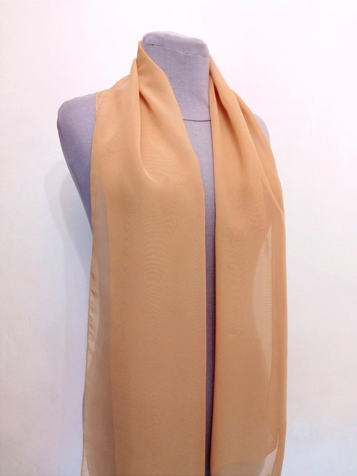 Narrow Chiffon Scarf