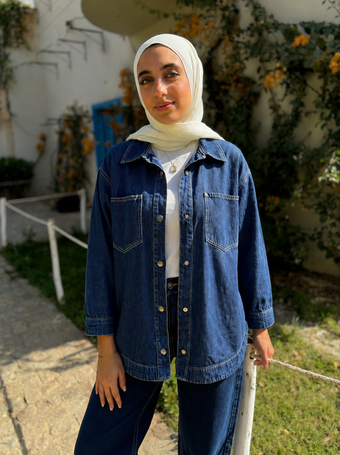 Ocean Breeze Denim Shirt