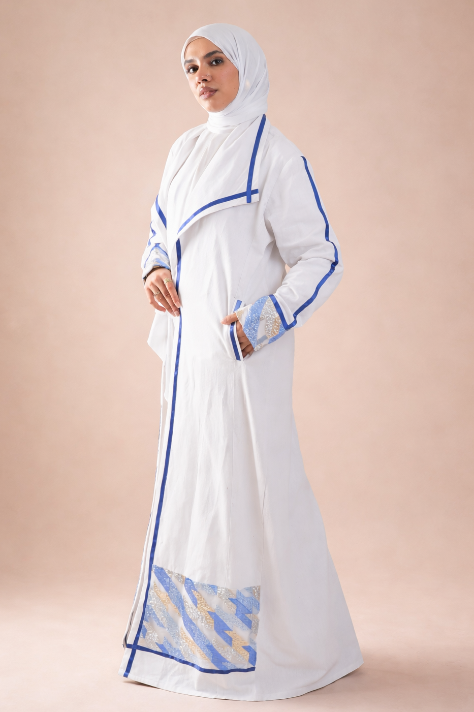 The White Linen Cardigan