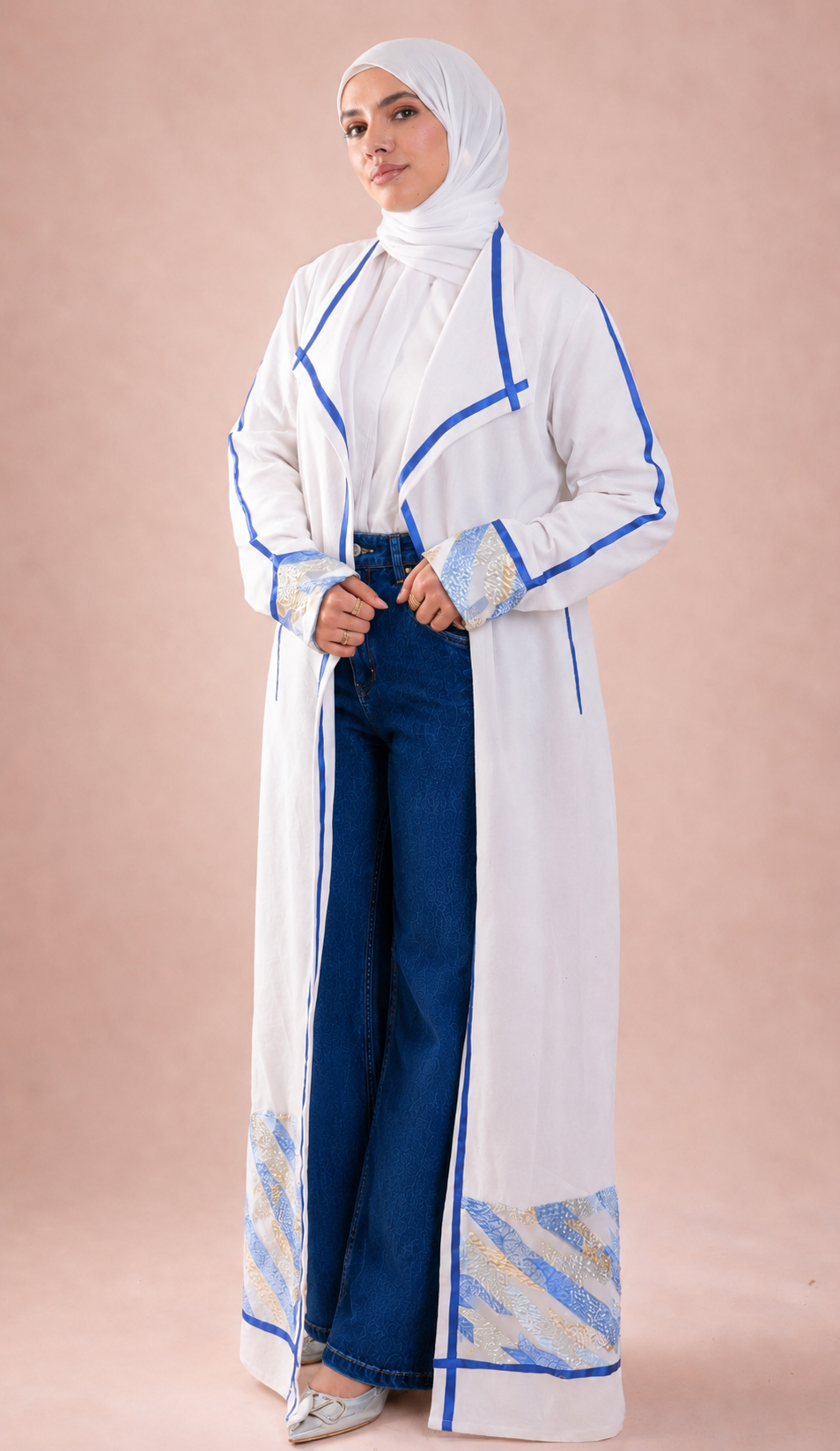 The White Linen Cardigan