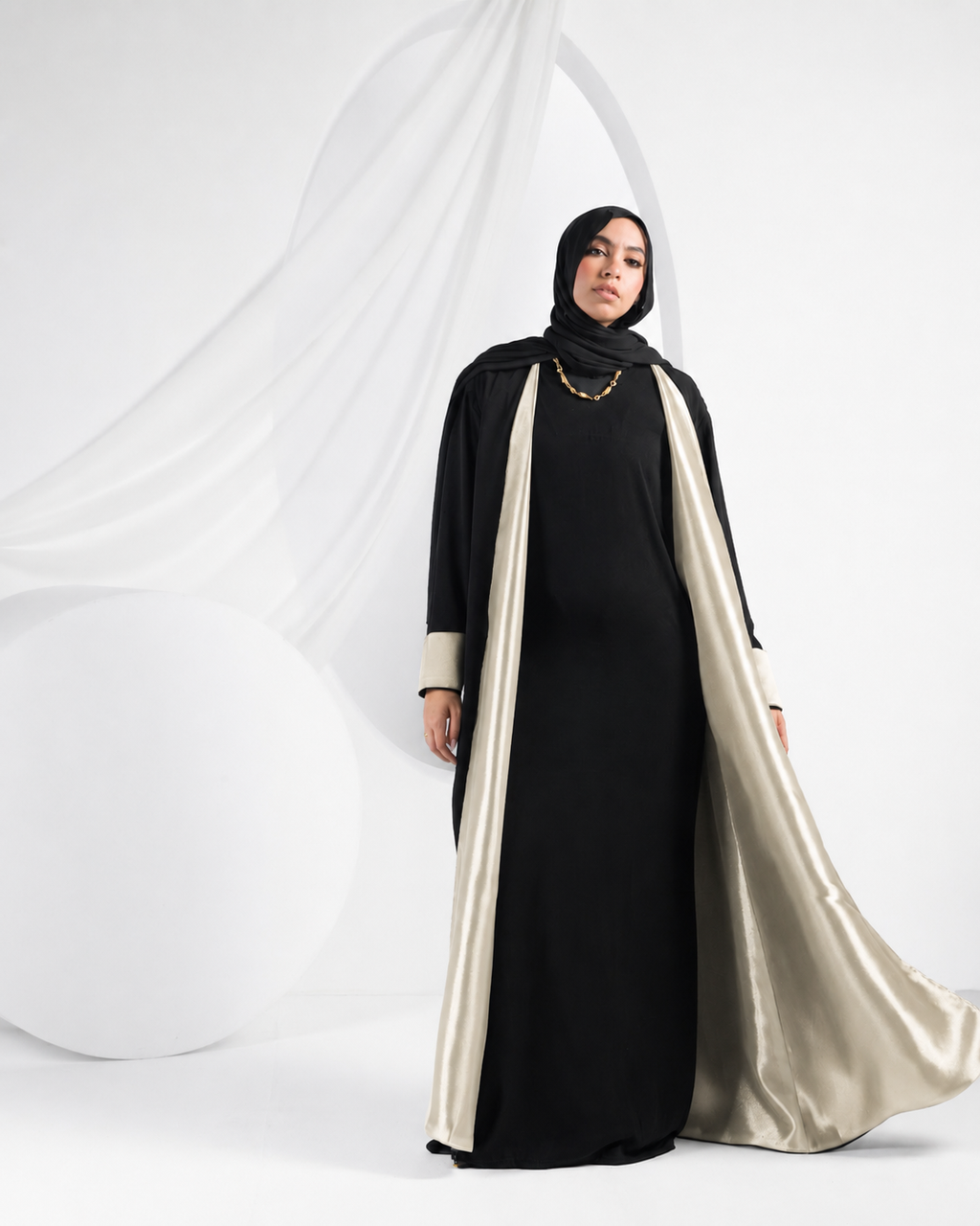 The Organza Open Abaya