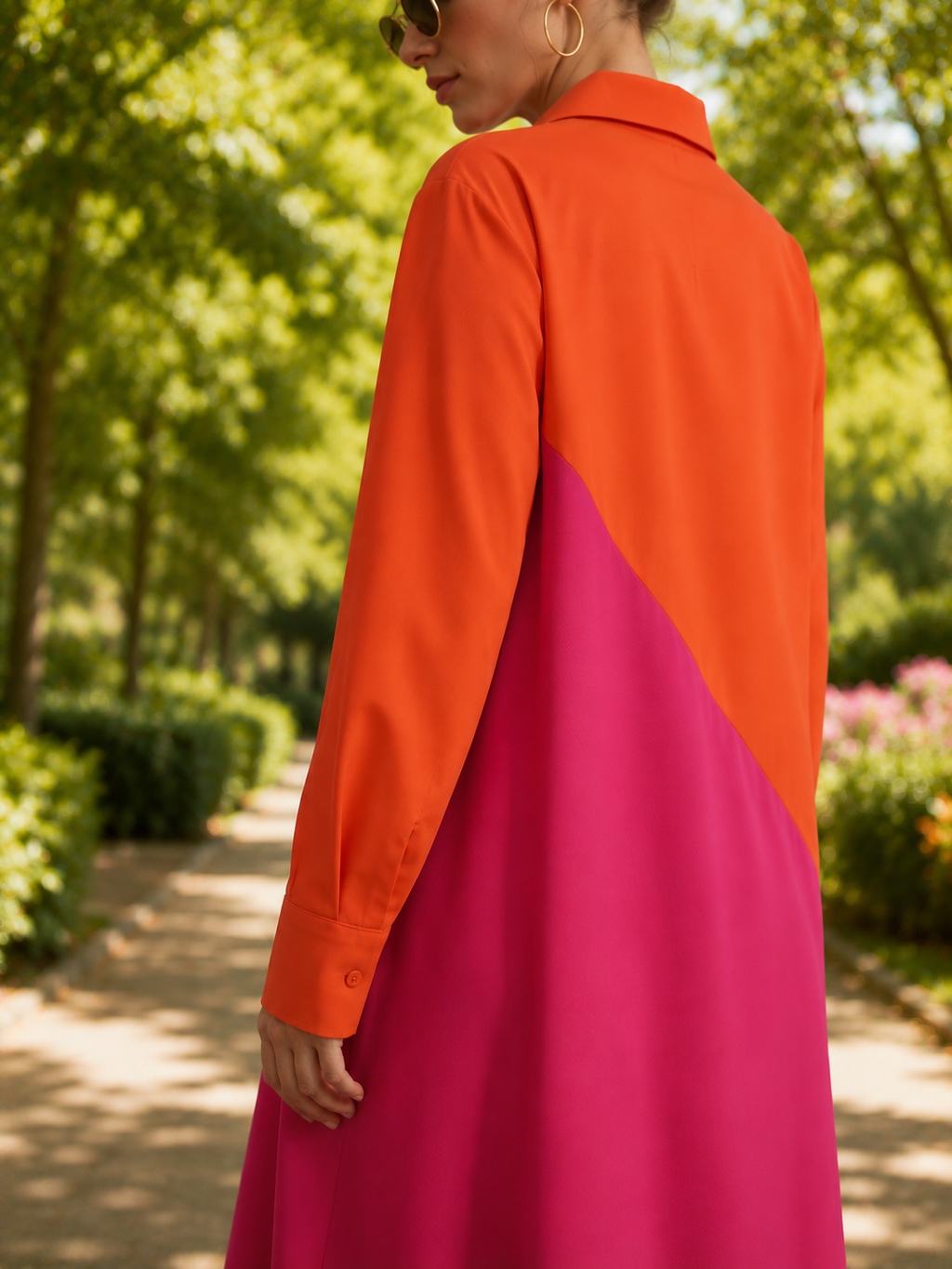 Tangerine Bloom Dress