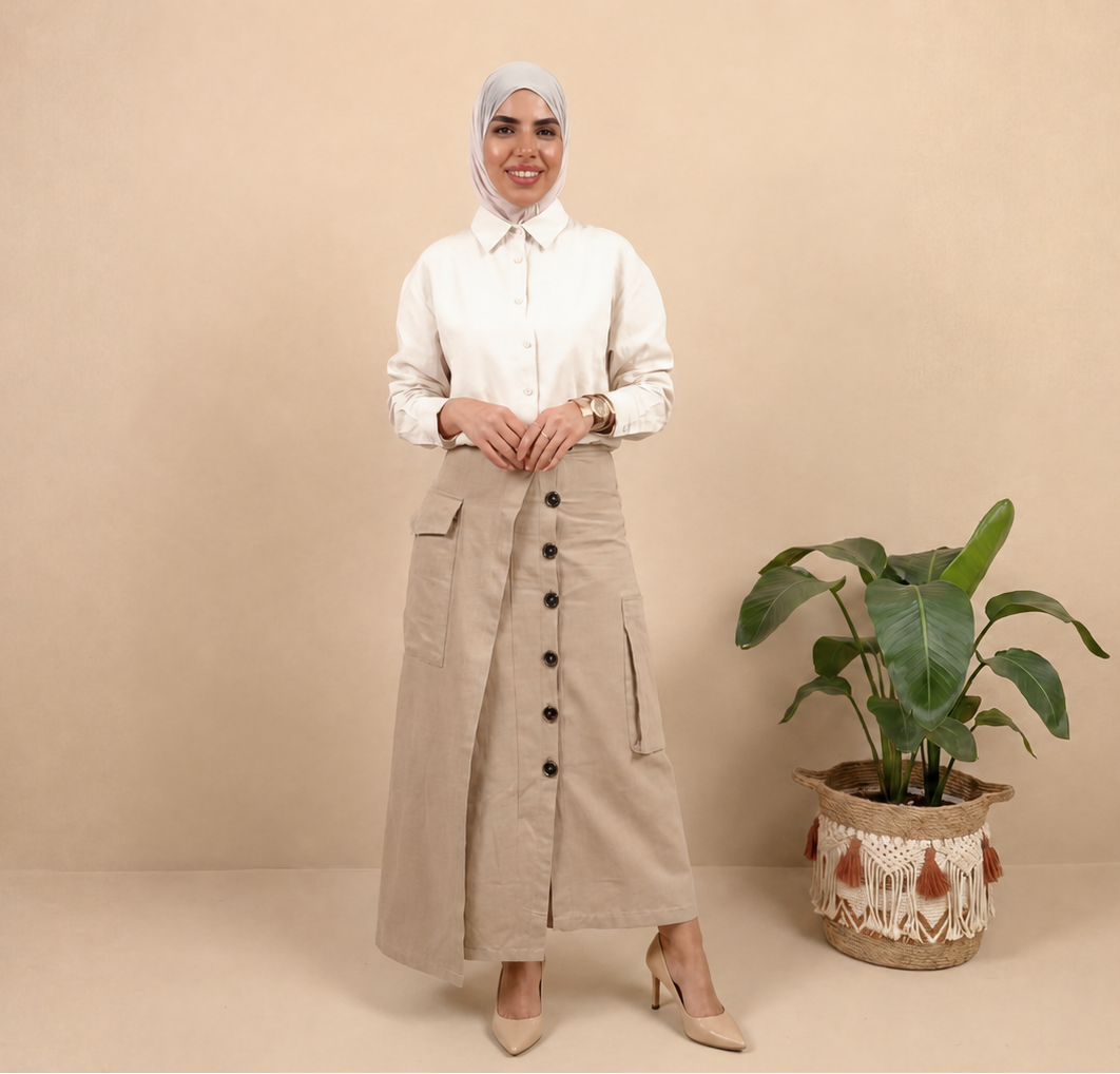 تنورة طبق المعكرونة