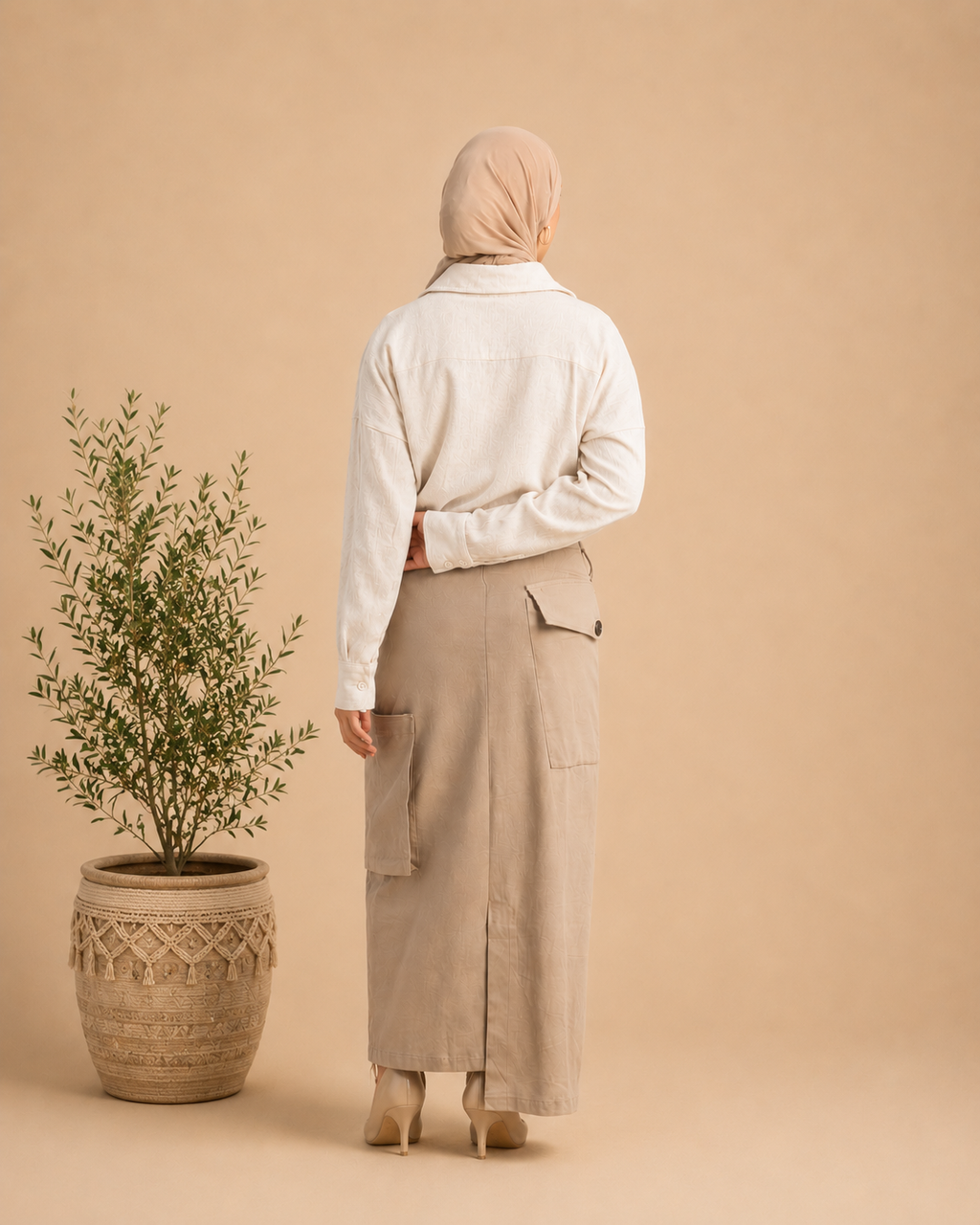 تنورة طبق المعكرونة