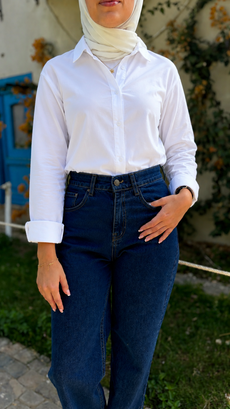 Midnight Wide Leg Denim Pants