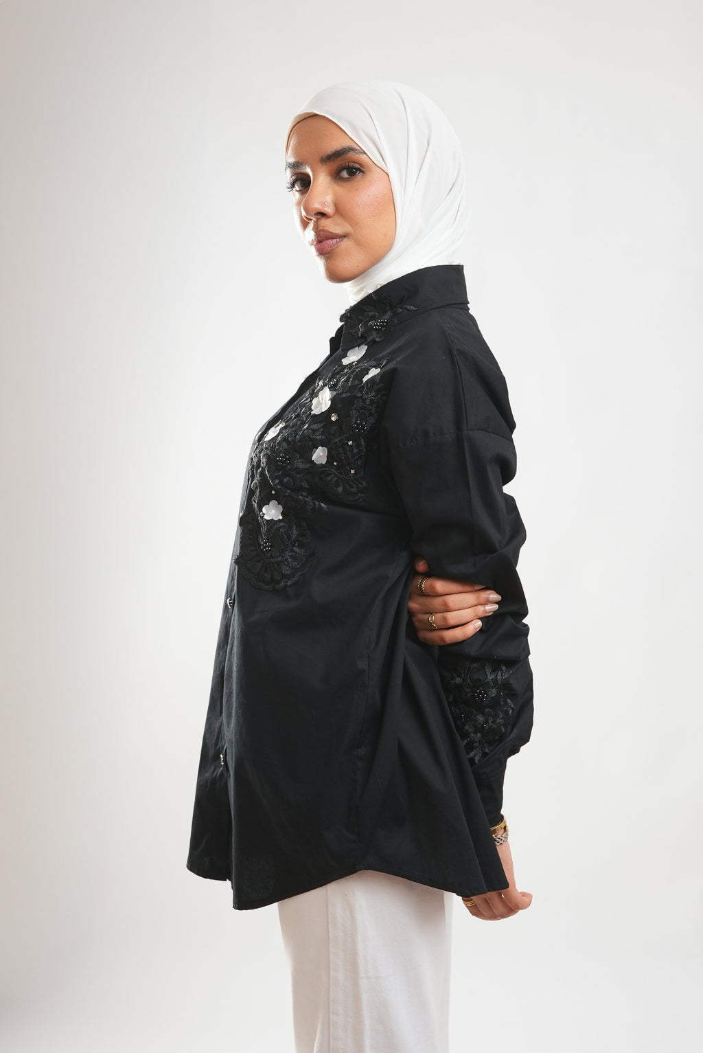 Moonlit Blossom Shirt
