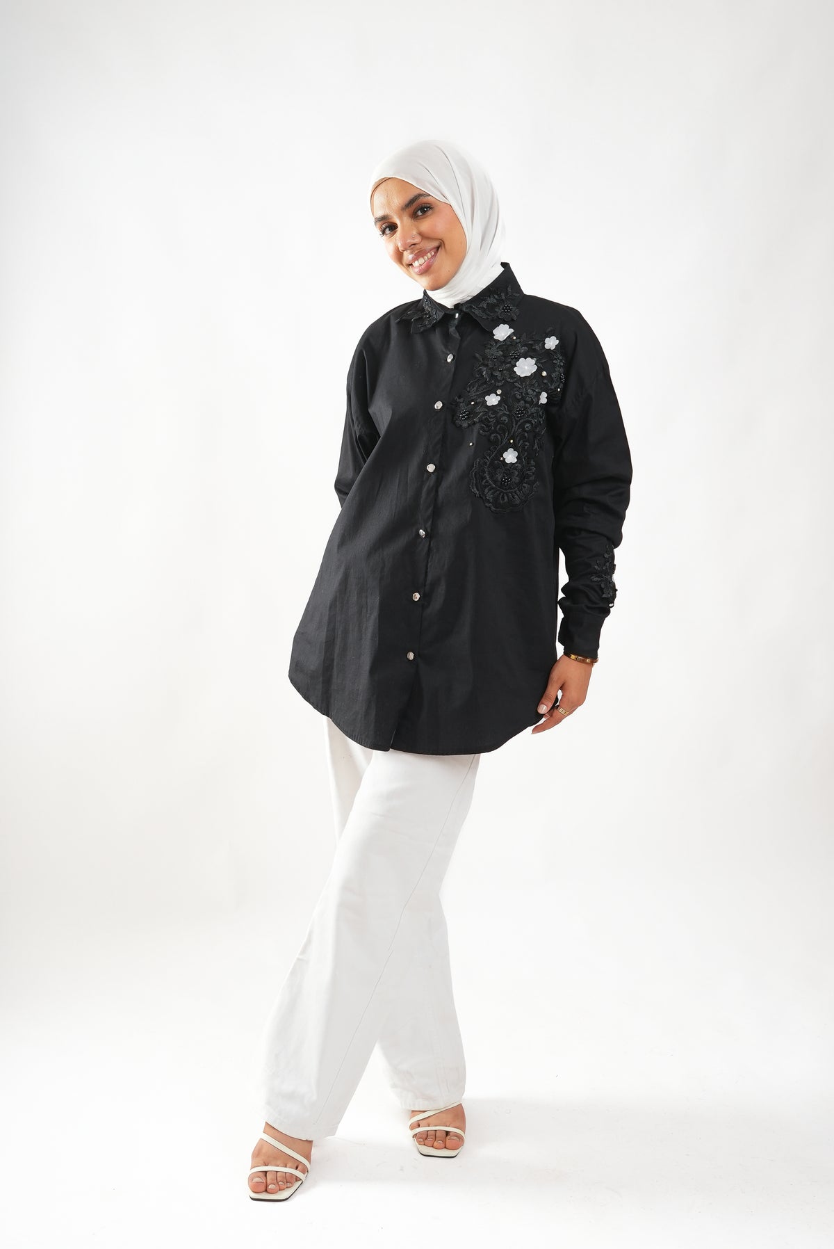 Moonlit Blossom Shirt