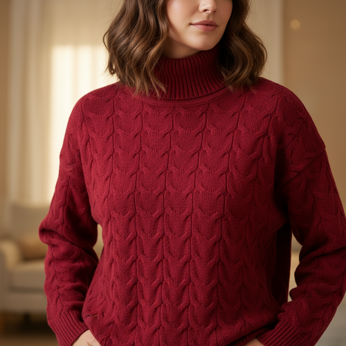 Basic Knitted Turtle Neck