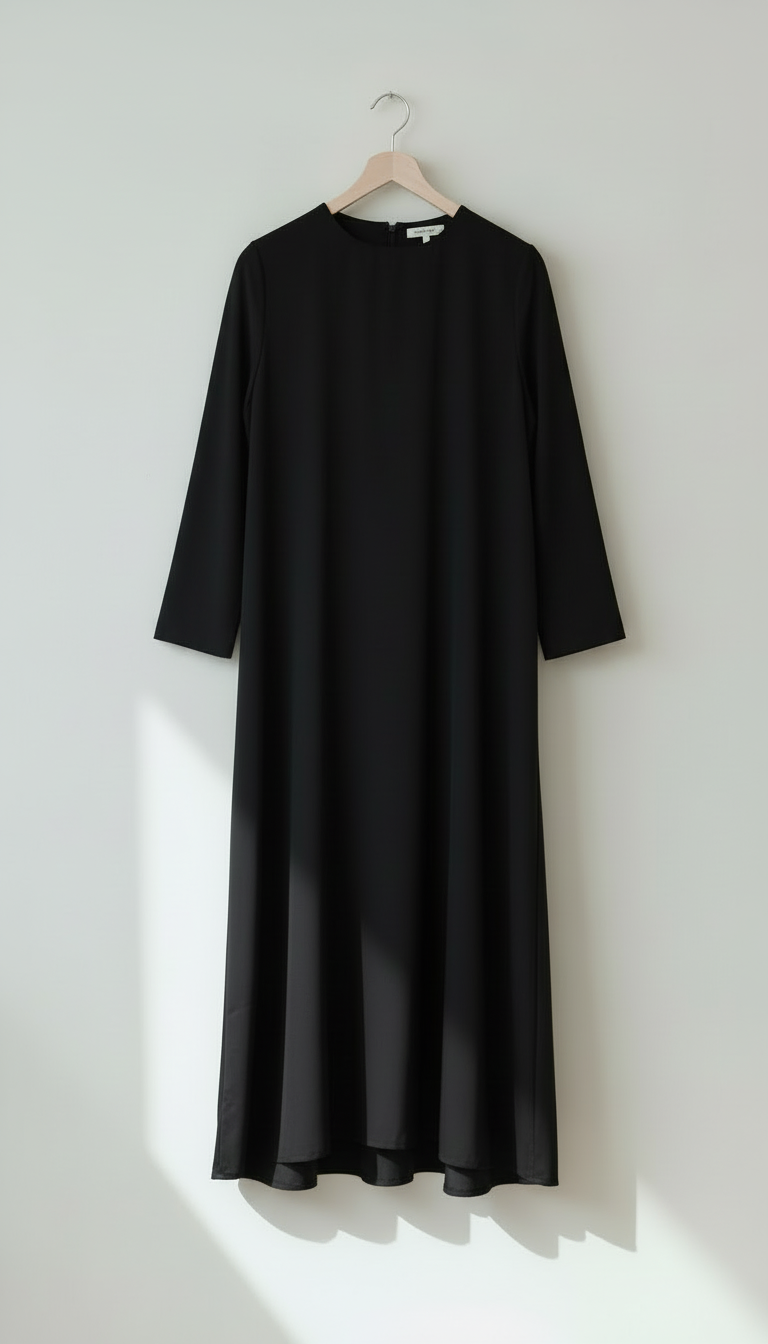 Long Sleeves Basic Dress
