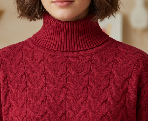 Basic Knitted Turtle Neck