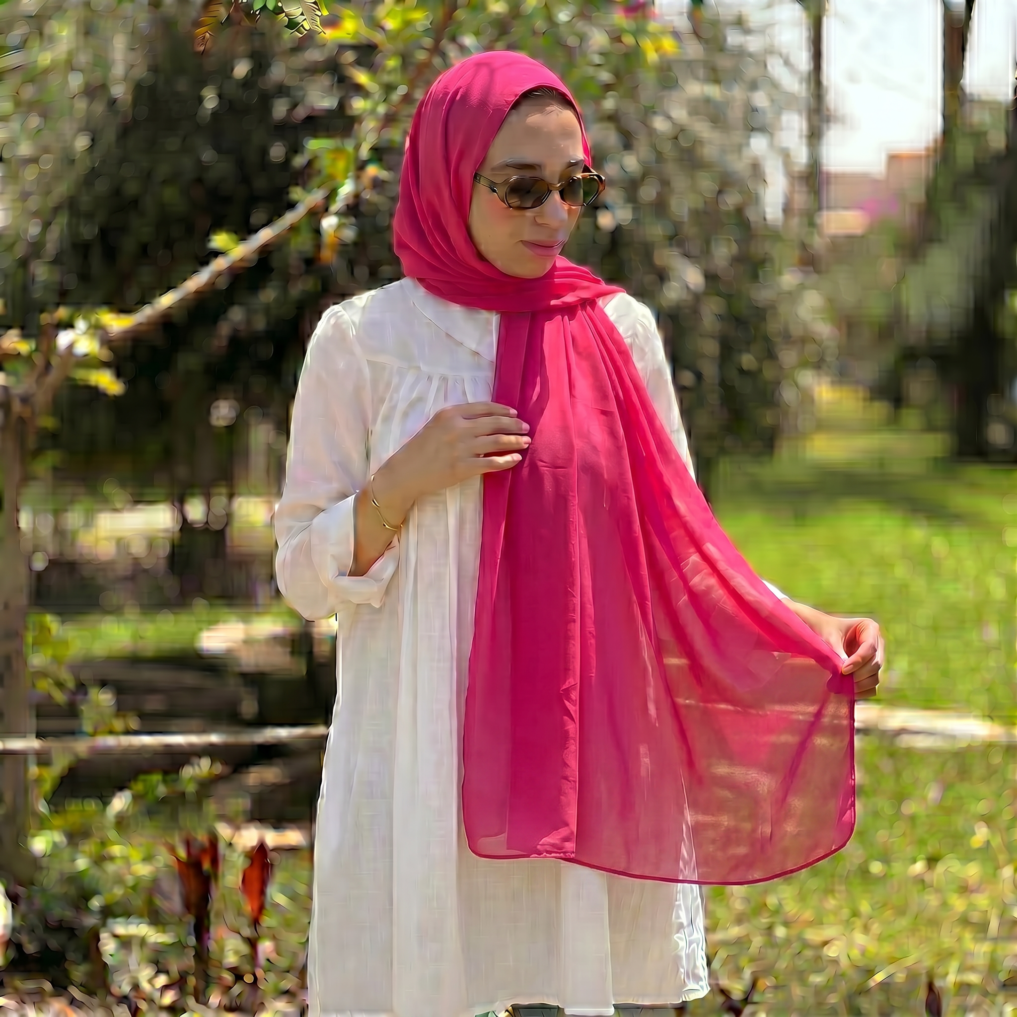 وشاح من الشيفون