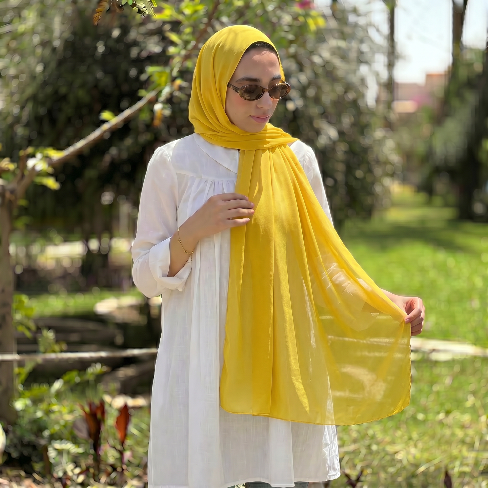 وشاح من الشيفون