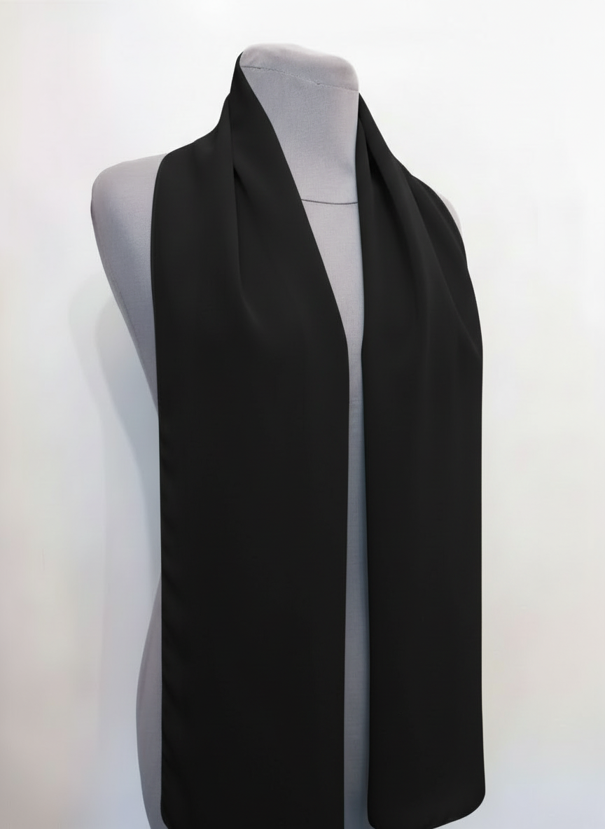 Narrow Chiffon Scarf