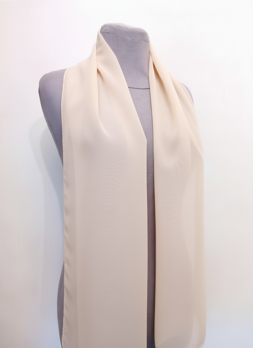Narrow Chiffon Scarf