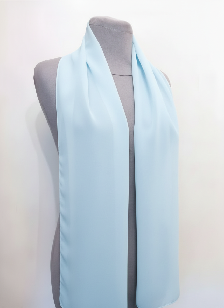 Narrow Chiffon Scarf