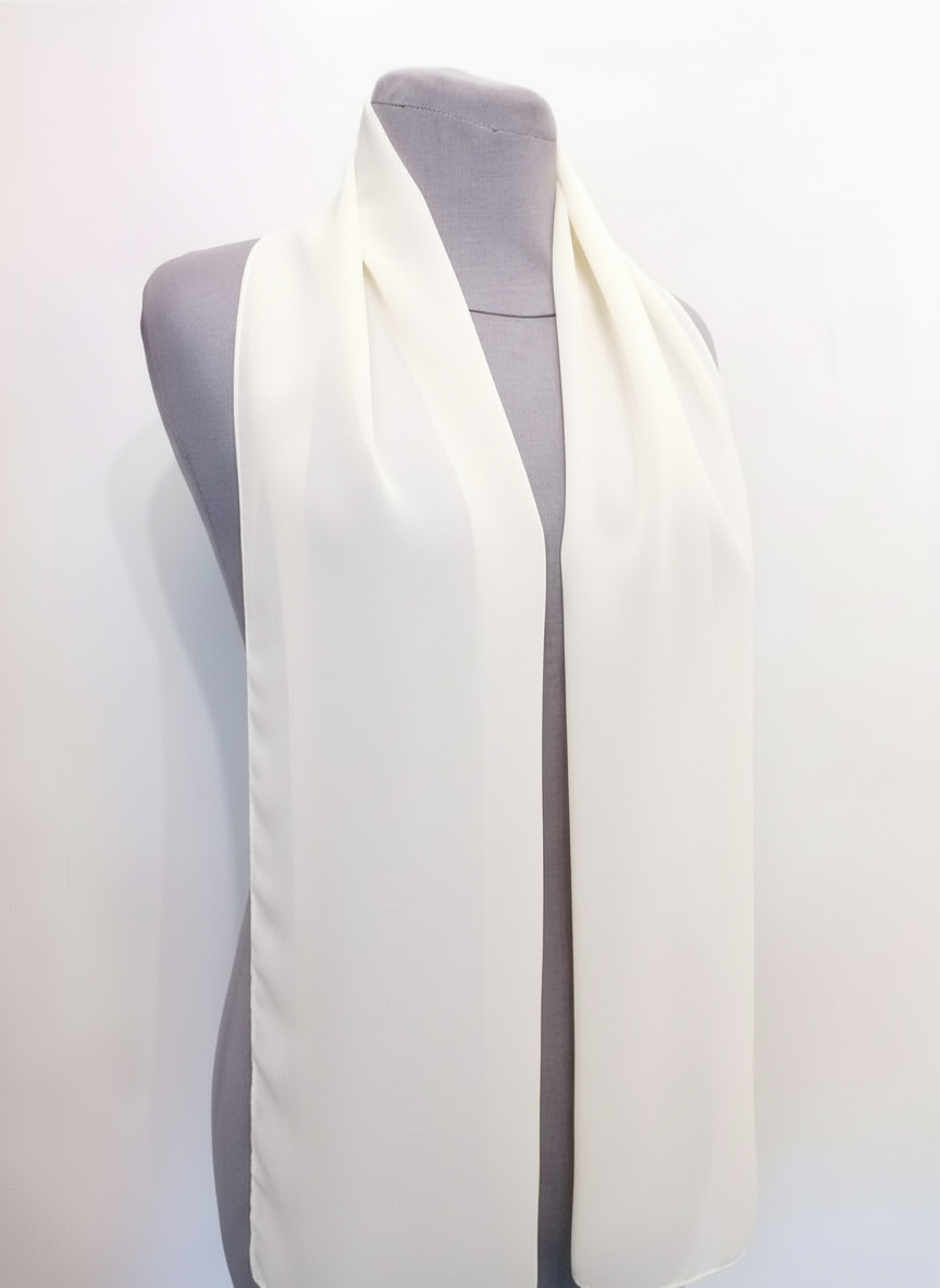 Narrow Chiffon Scarf