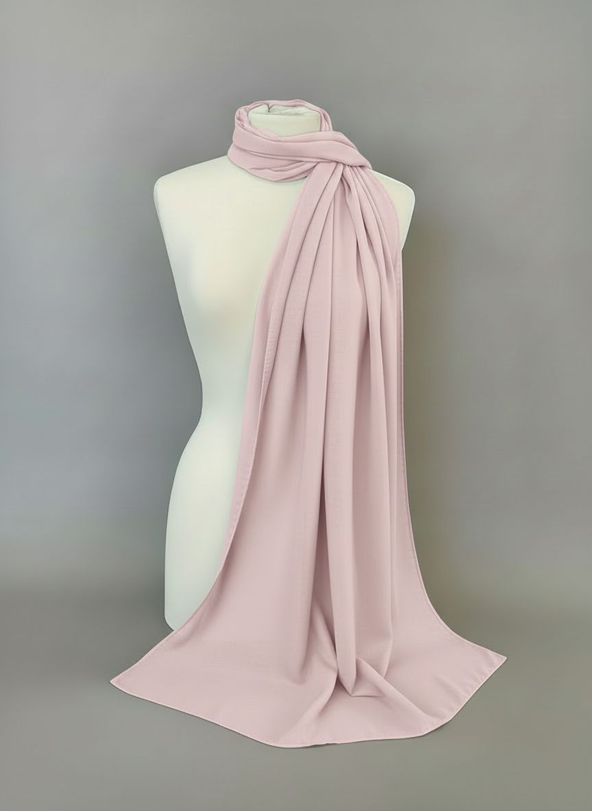 Wide Chiffon Scarf