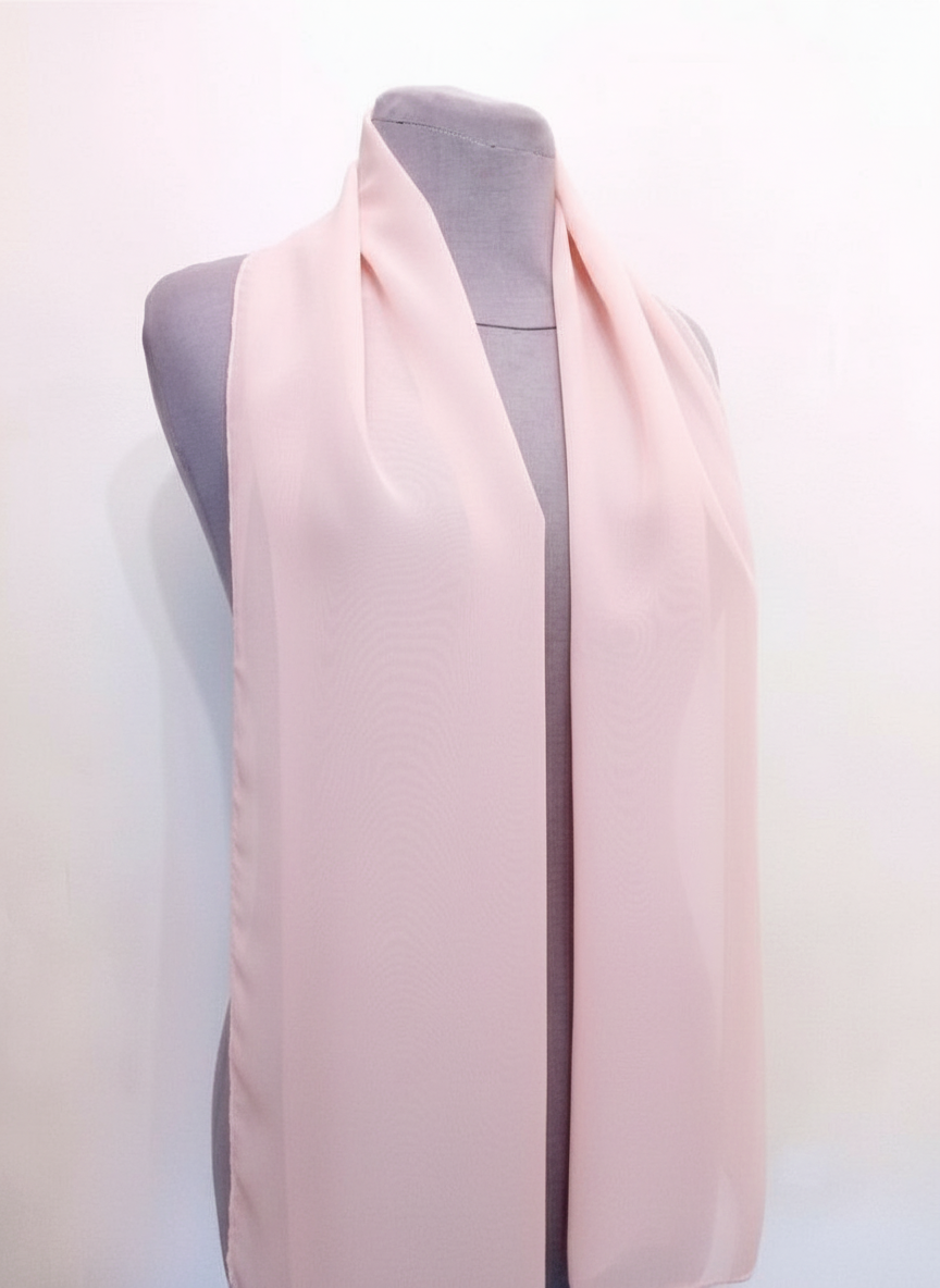 Narrow Chiffon Scarf