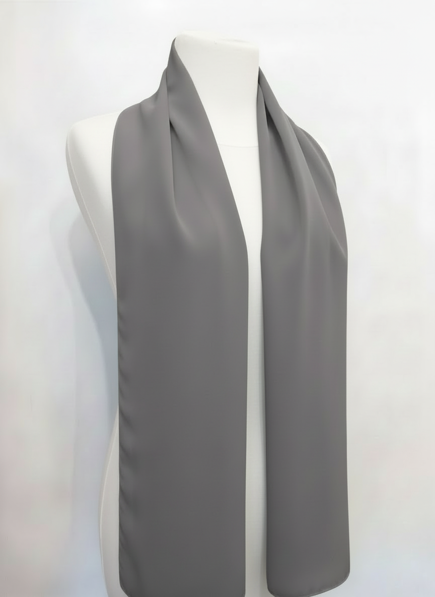 Narrow Chiffon Scarf