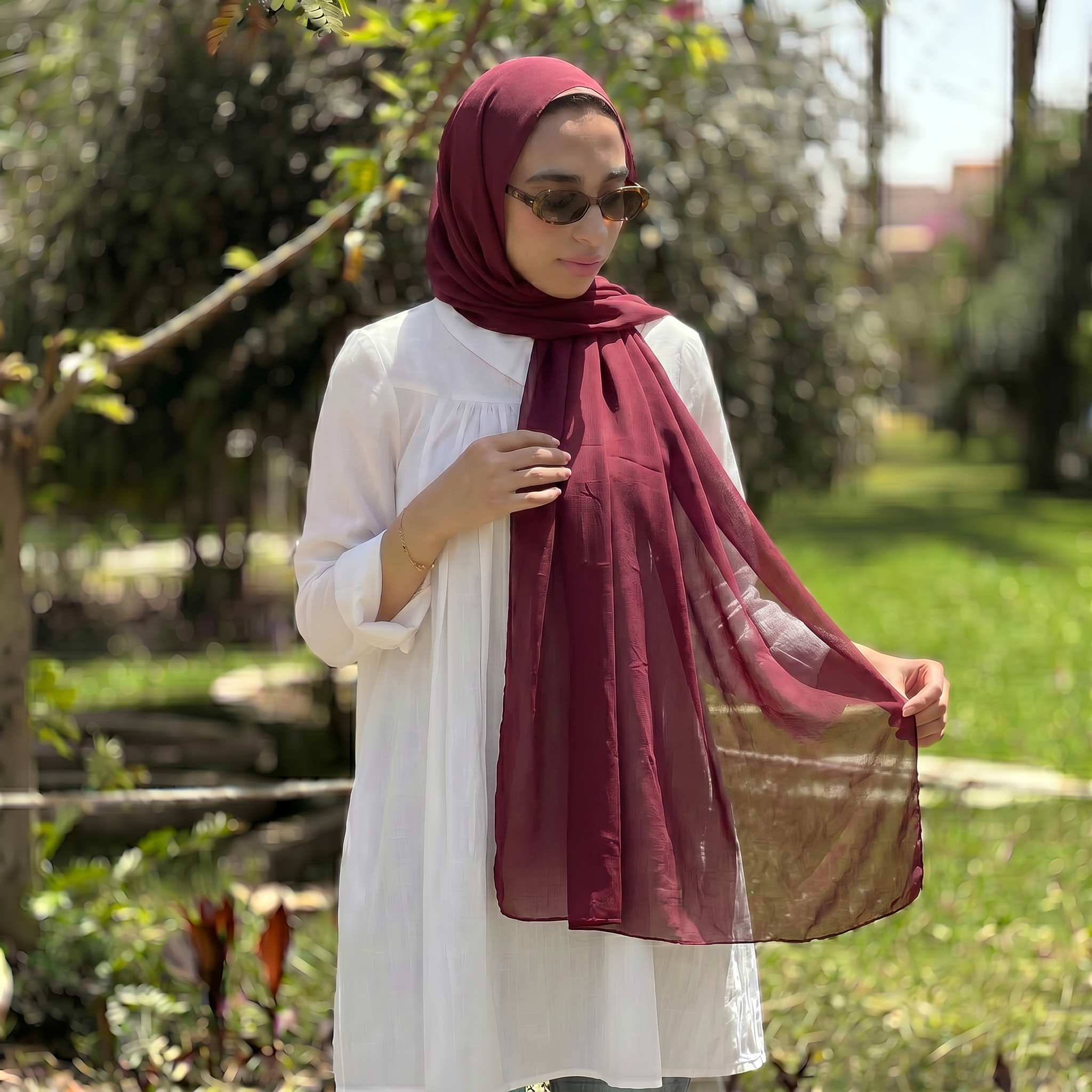 وشاح من الشيفون