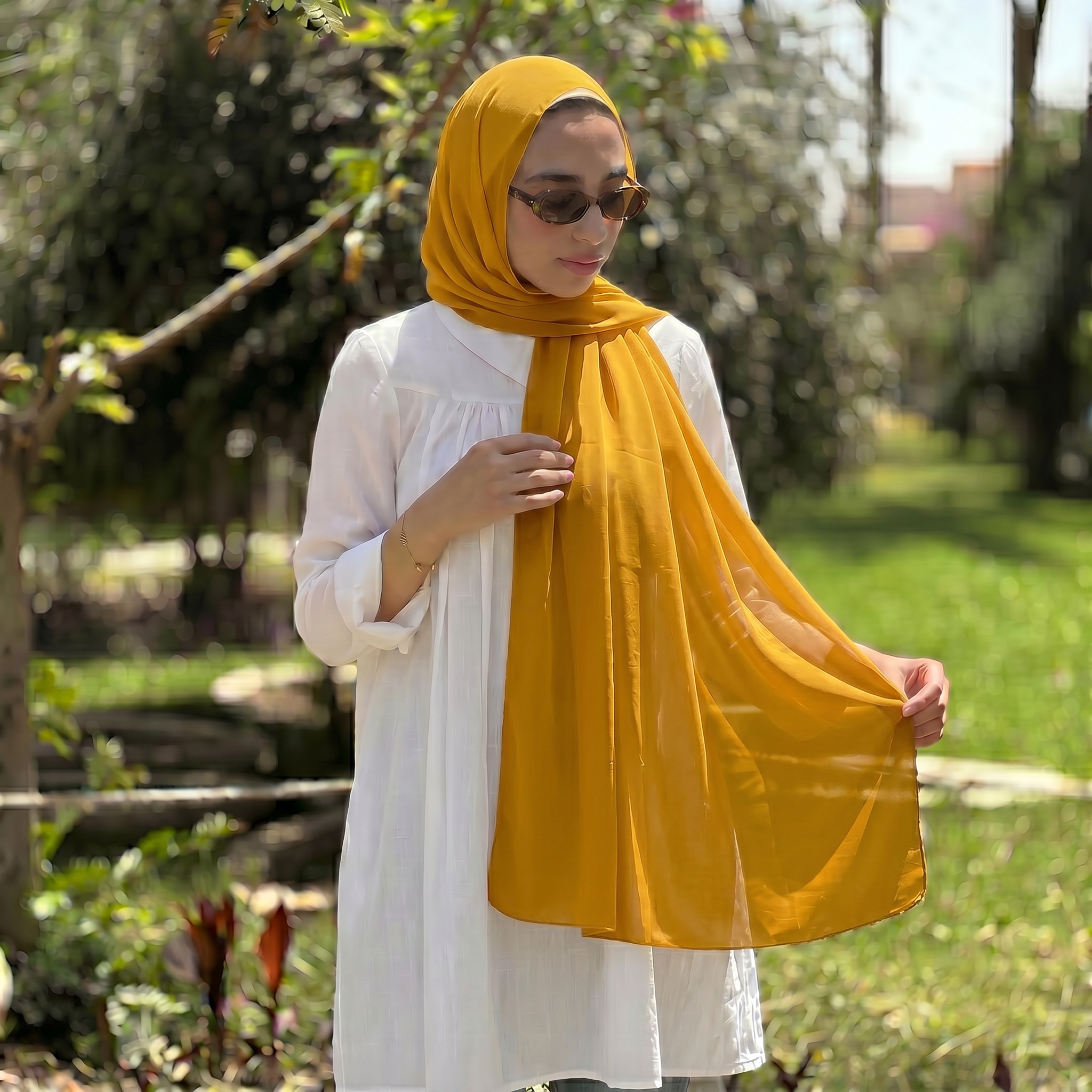وشاح من الشيفون