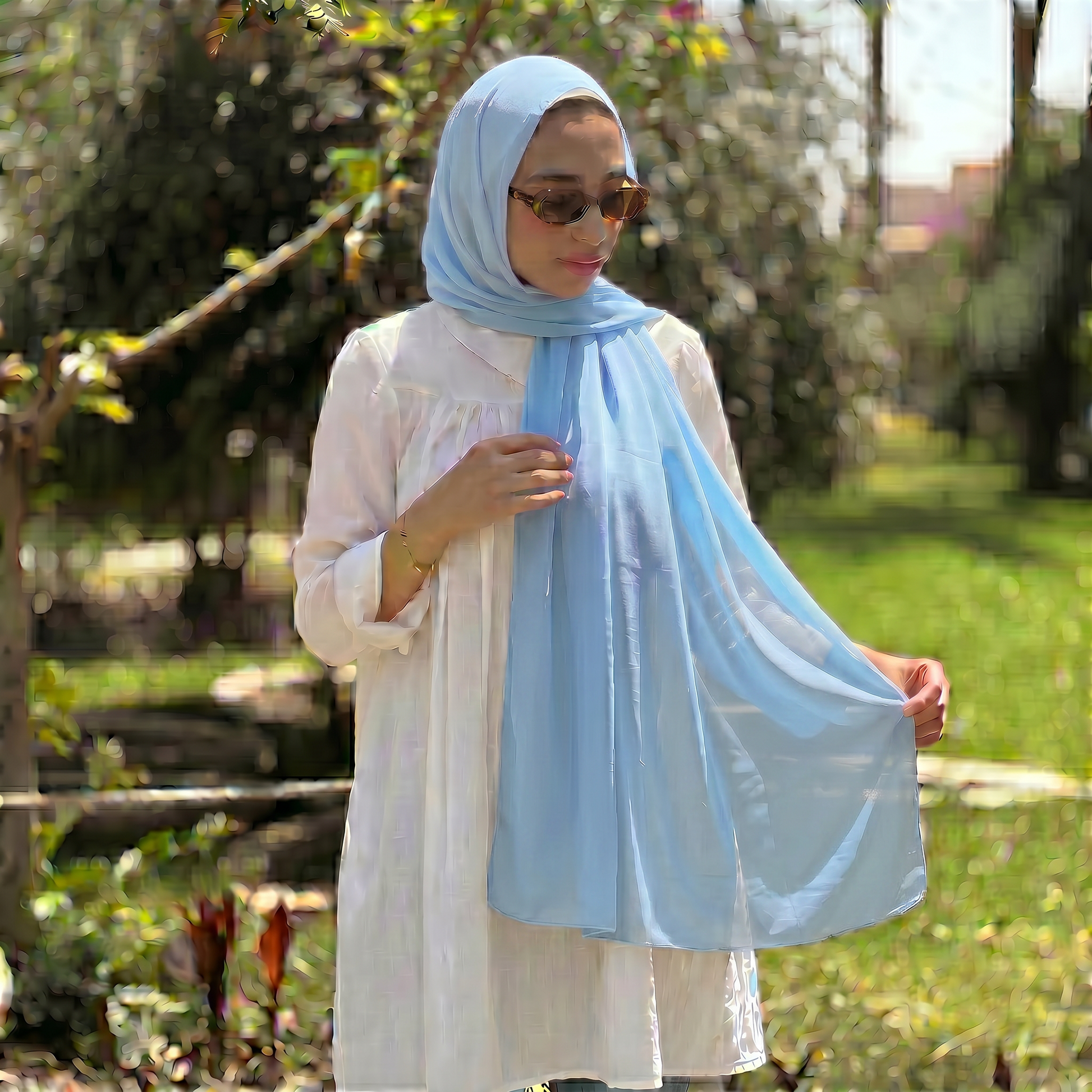وشاح من الشيفون