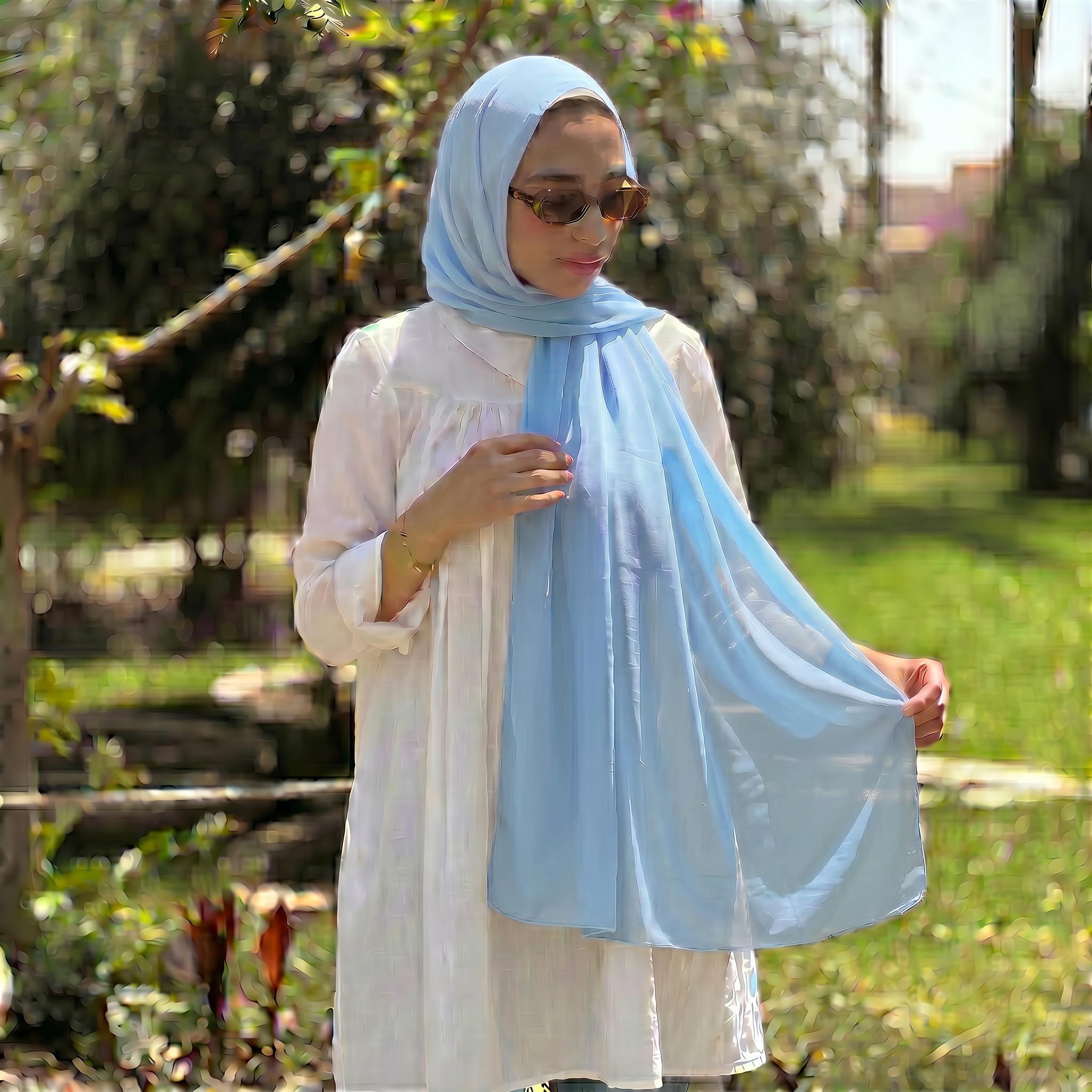 وشاح من الشيفون