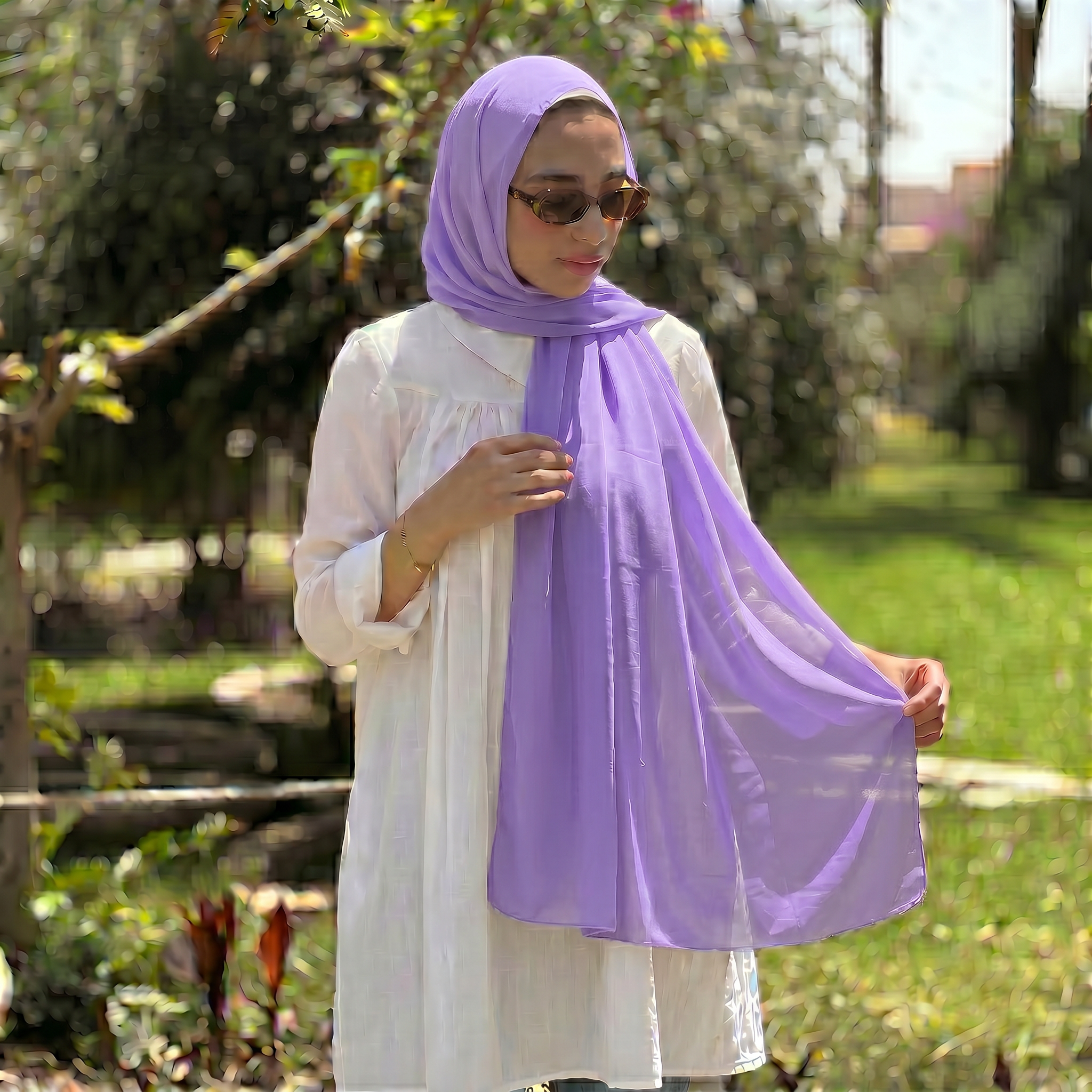 وشاح من الشيفون
