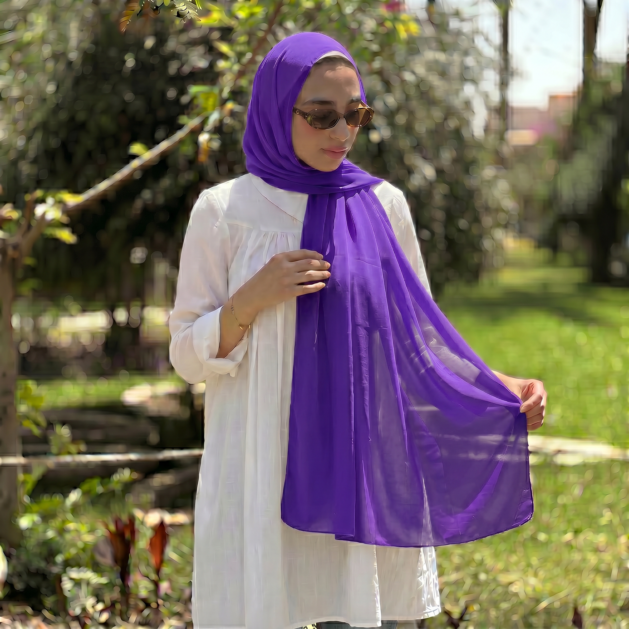 وشاح من الشيفون