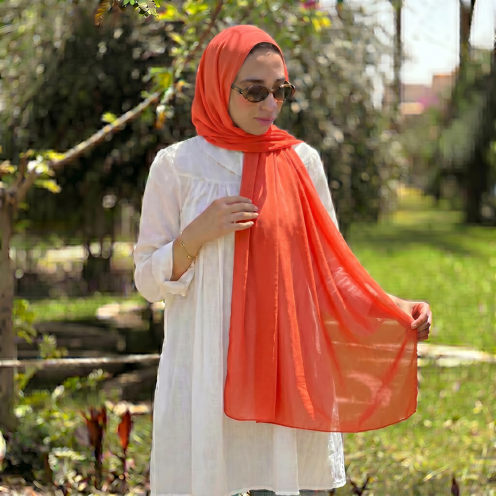 وشاح من الشيفون