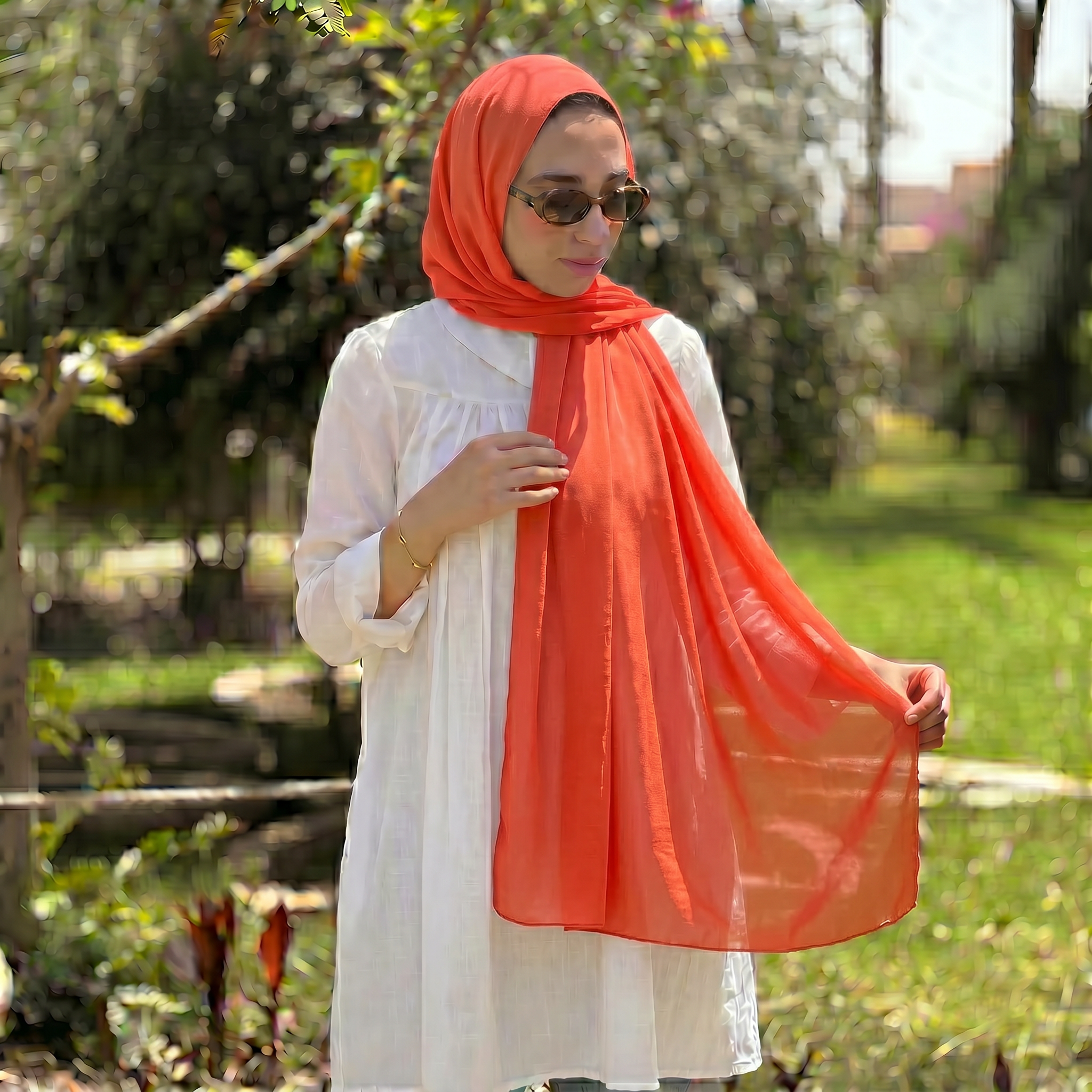 وشاح من الشيفون