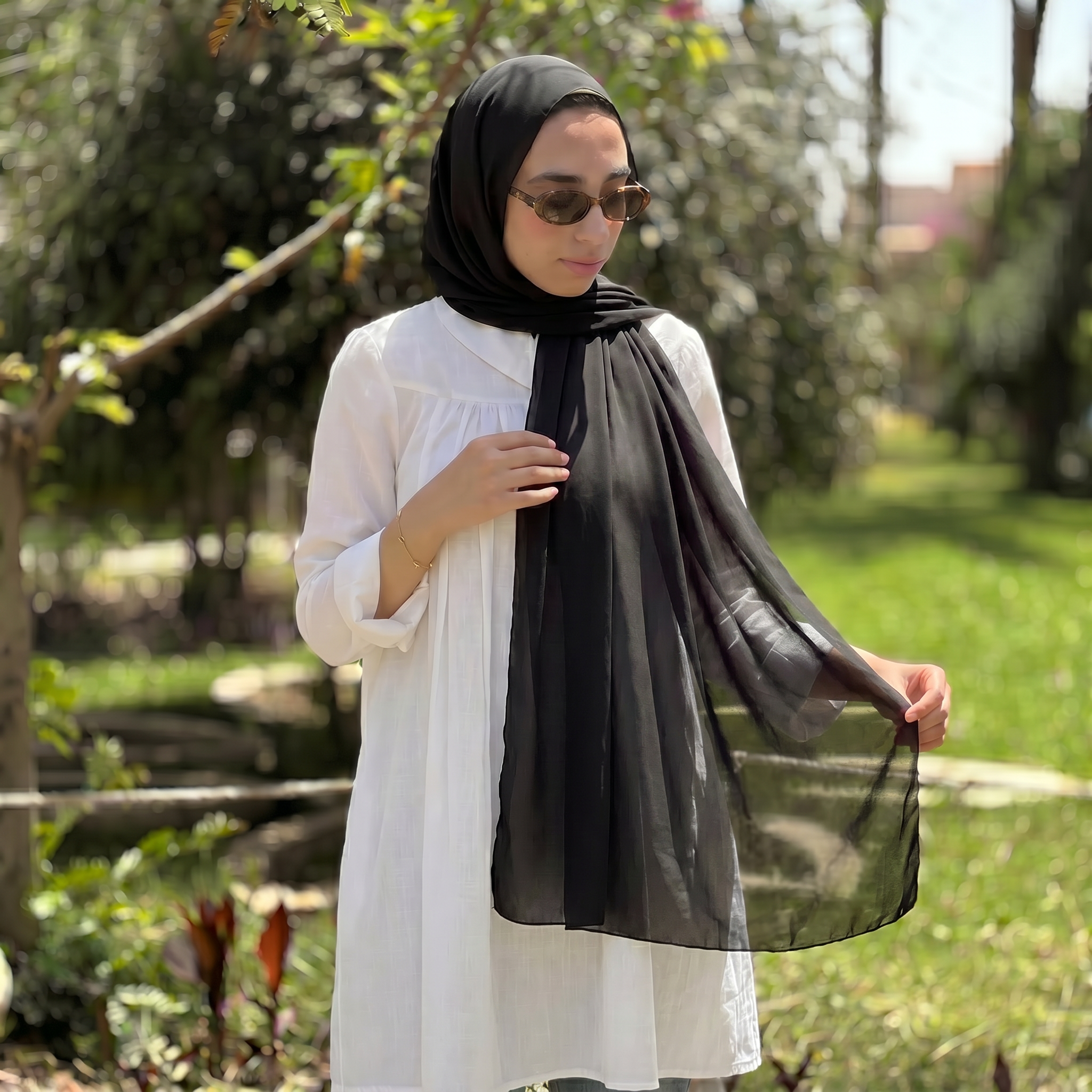 وشاح من الشيفون
