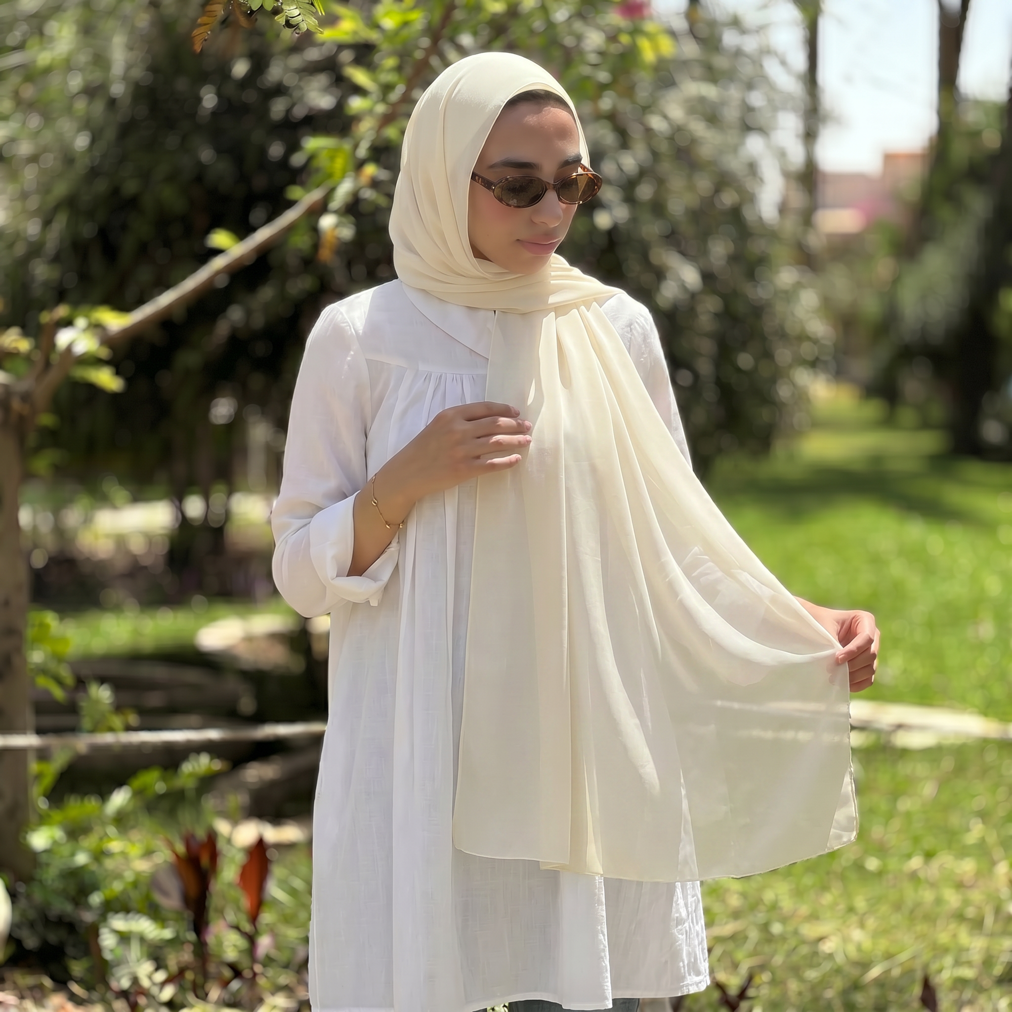 وشاح من الشيفون