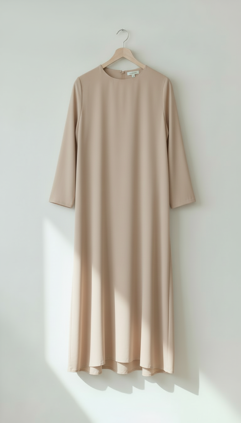 Long Sleeves Basic Dress