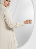 Linen Long Sleeves Basic Dress